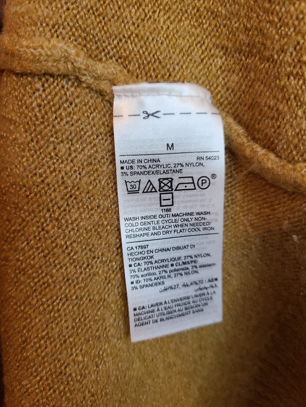 Old Navy Cozy Open-Front Women's Cardigan Sweater in Camel Size M - Picture 7 of 8